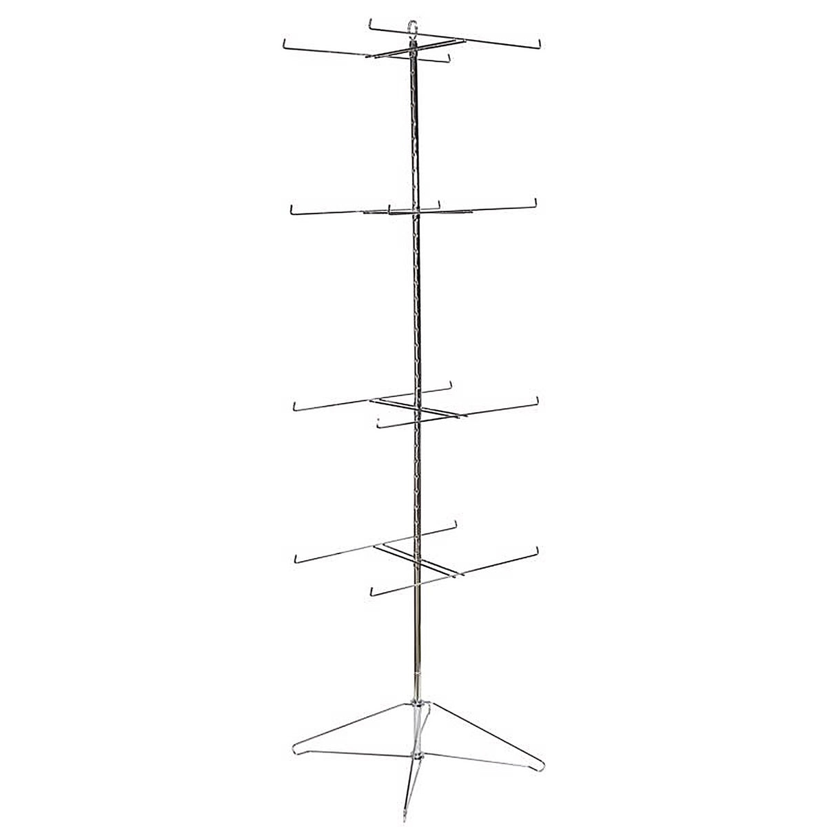 Dyno - 9999080022AC - Silver 4 Tier 4 Sided Display Steel