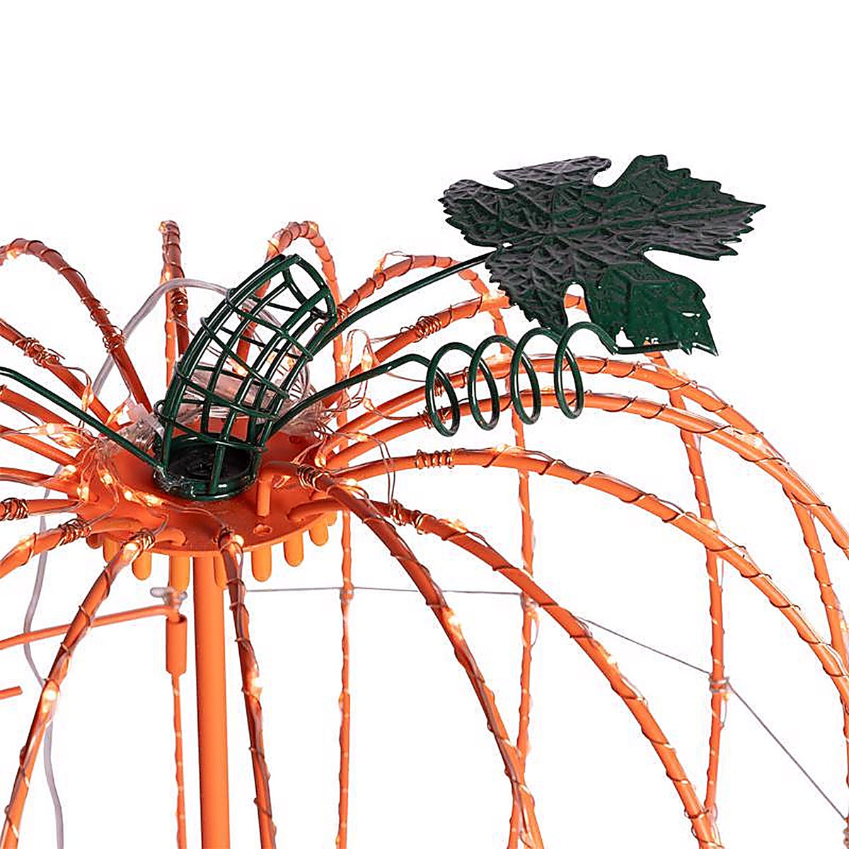 Celebrations - PMKTORA - Orange 216 CT 16 In. LED Prelit Foldable Pumpkin Halloween Decor