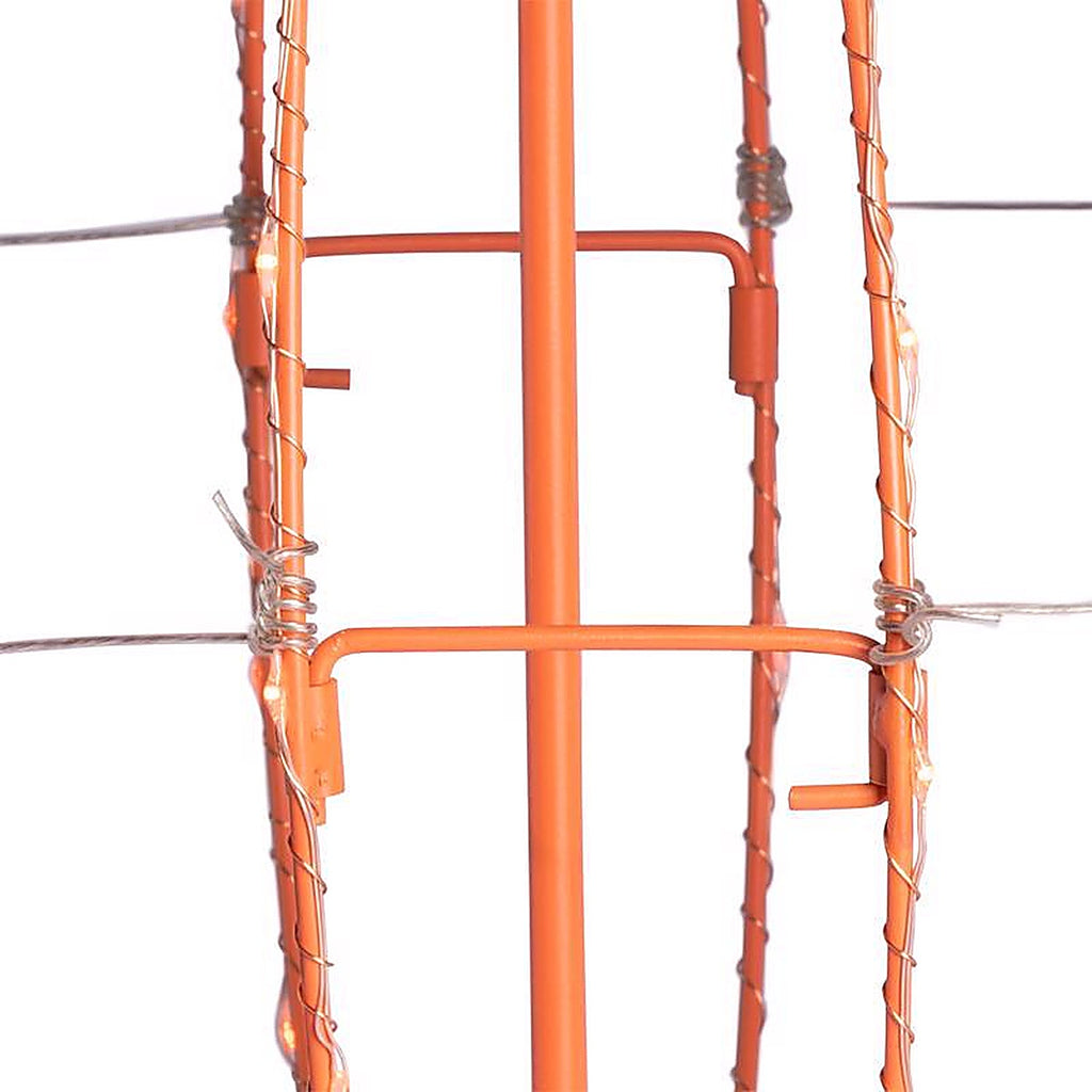 Celebrations - PMKTORA - Orange 216 CT 16 In. LED Prelit Foldable Pumpkin Halloween Decor