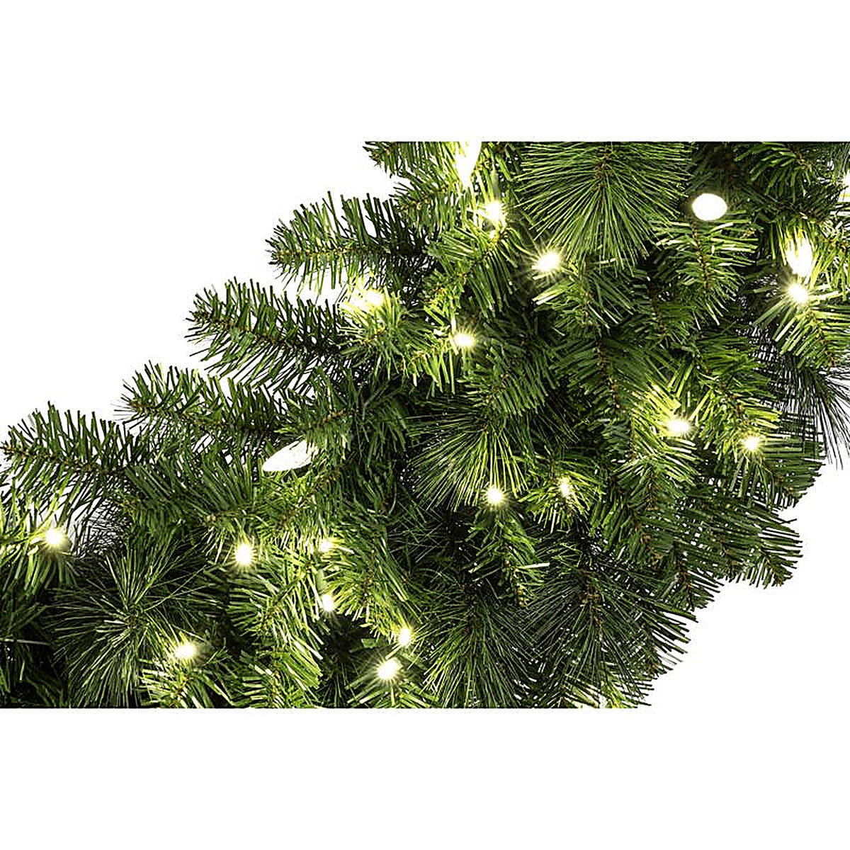 Celebrations - MPWR48WAC6PWA - 48 In. D LED Prelit Pure White Pine Wreath