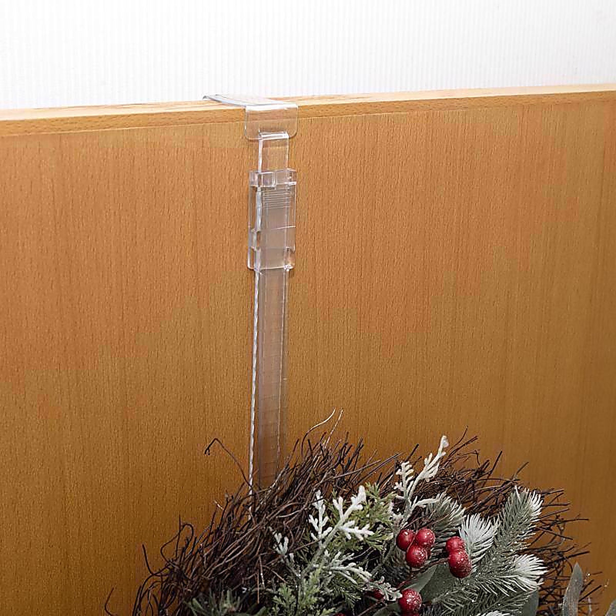 Celebrations - 72025-1COSACP - Adjustable Wreath Hanger Holiday Over the Door Hook Plastic 1 Piece