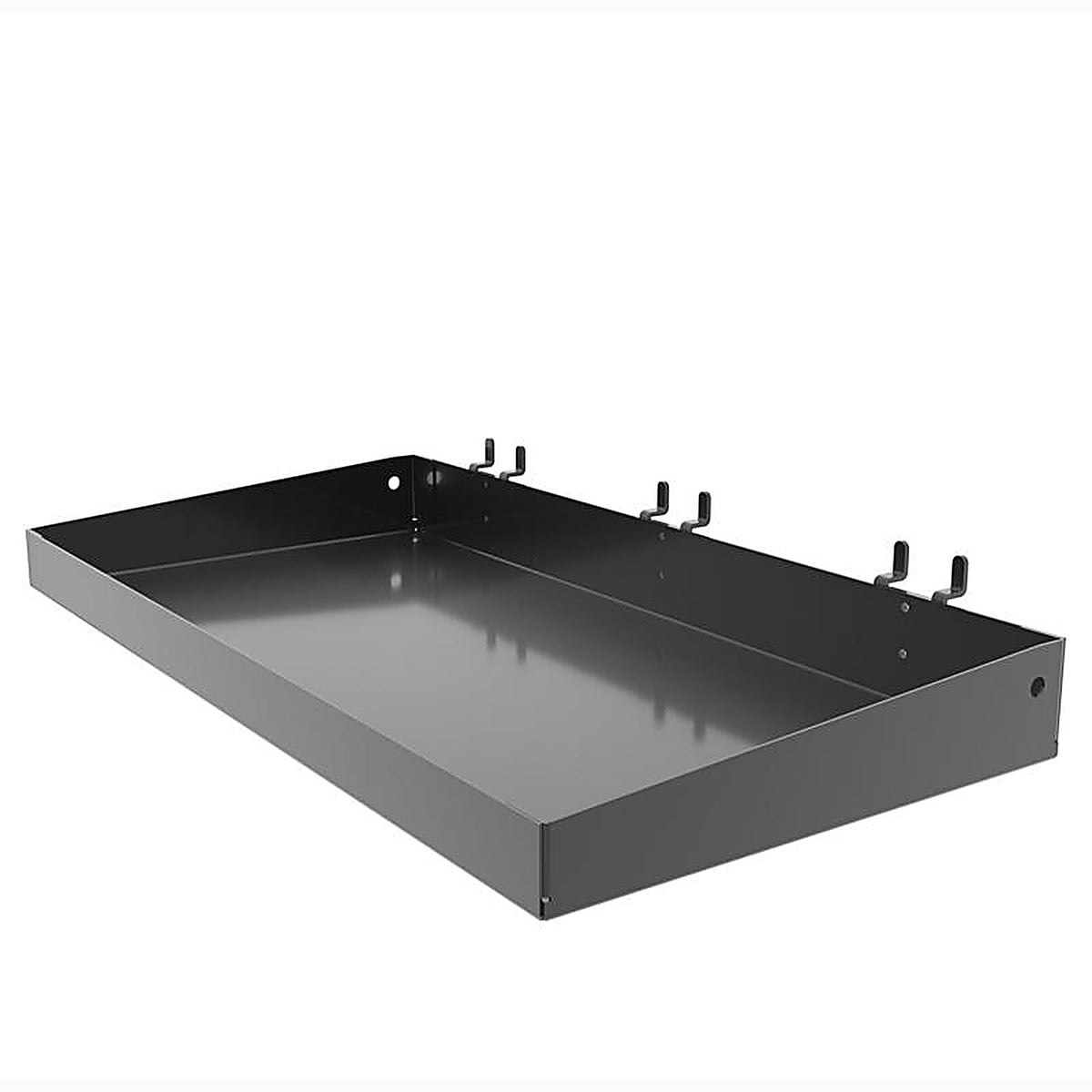 Vulcan Industries - 1021891-05 - 2 In. H X 15 In. W X 8 In. D Black Metal Battery Shelf Display