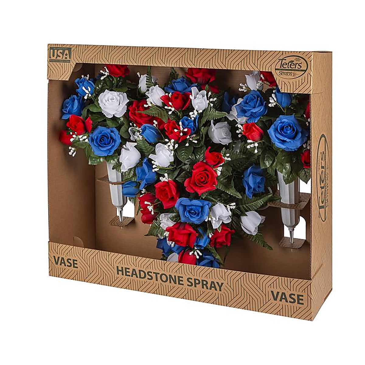 Gerson - HCV0001RWB - America Porch Decor 3 Piece