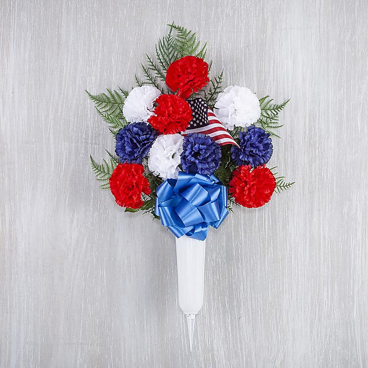 Gerson - CVP0016 - American Flag Porch Decor 1 Piece