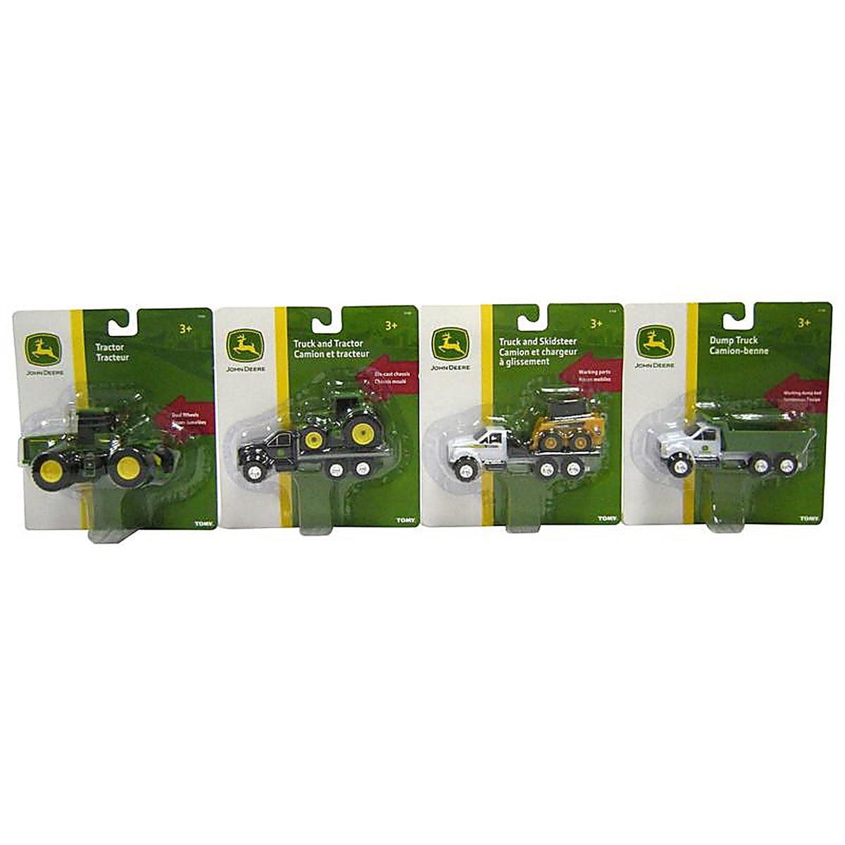 Tomy - 37308DP - John Deere Assorted Toy Trucks Assorted