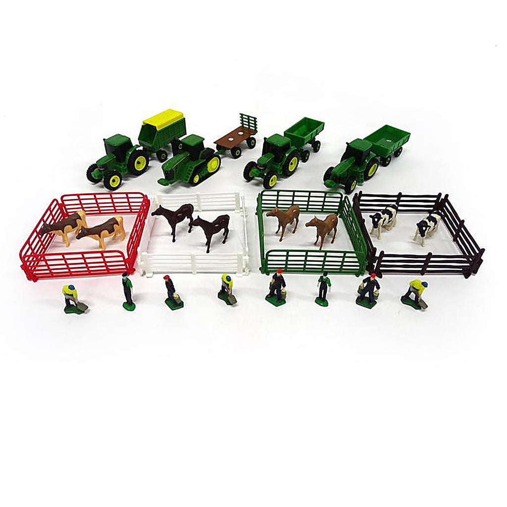 Tomy - 37657AP - John Deere Farm Toy Set Assorted 10 Piece