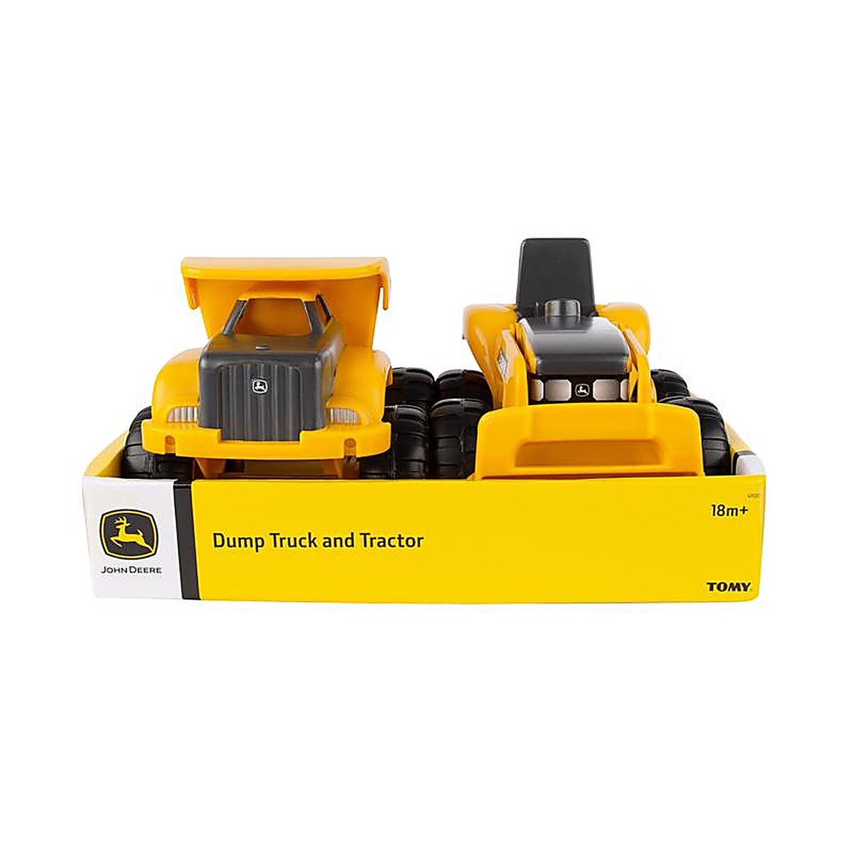 Tomy - 47020V1 - John Deere Dump Truck and Tractor Toy Yellow 2 Piece