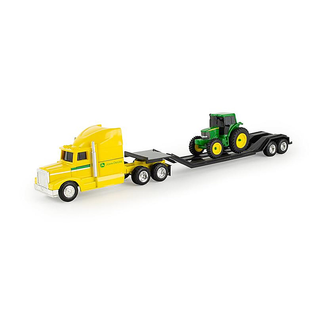 Tomy - 37382A2 - John Deere 1:64 Semi with Trailer and Tractor Toy Assorted 3 Piece