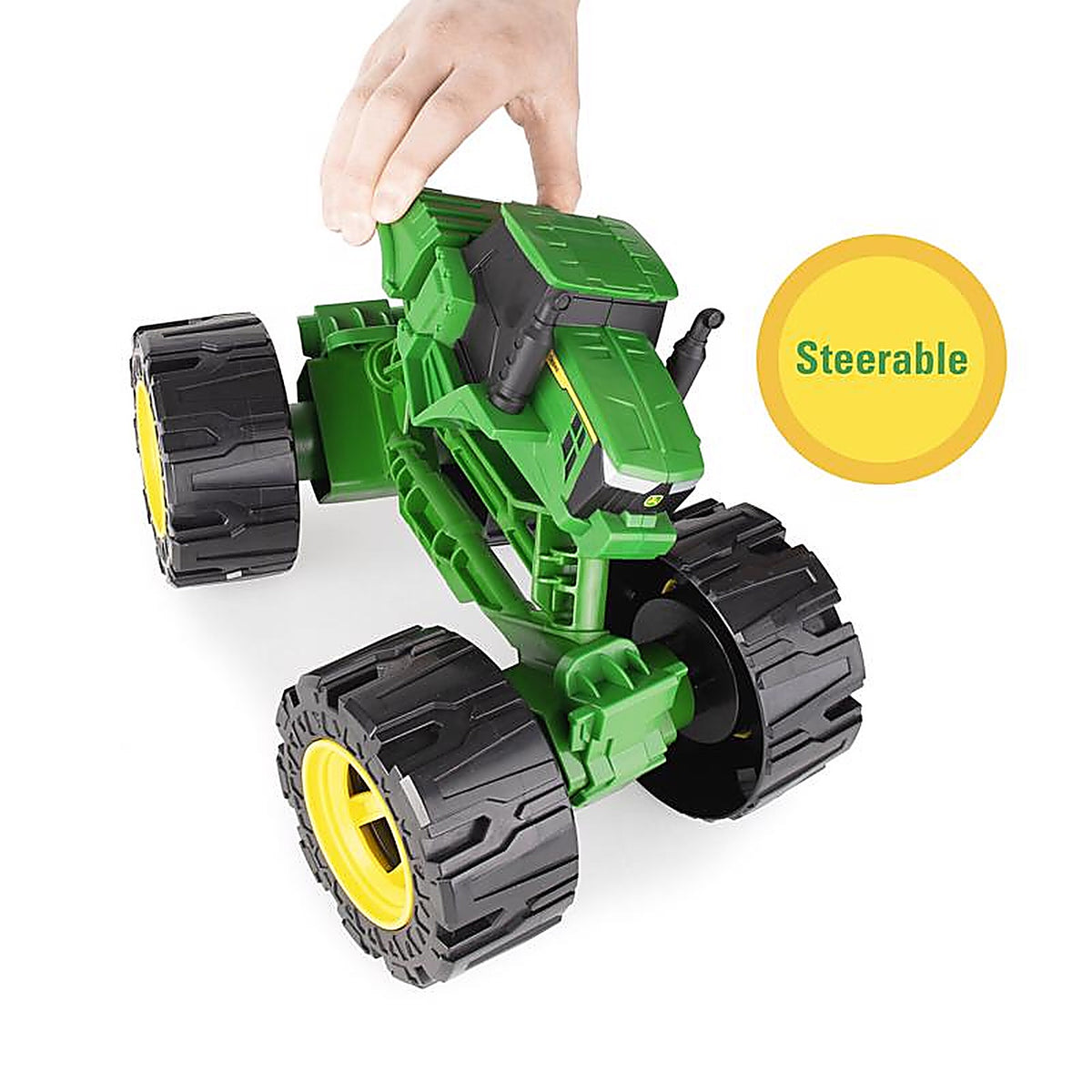 Tomy - 47492 - John Deere Monster Treads Toy Black/Green