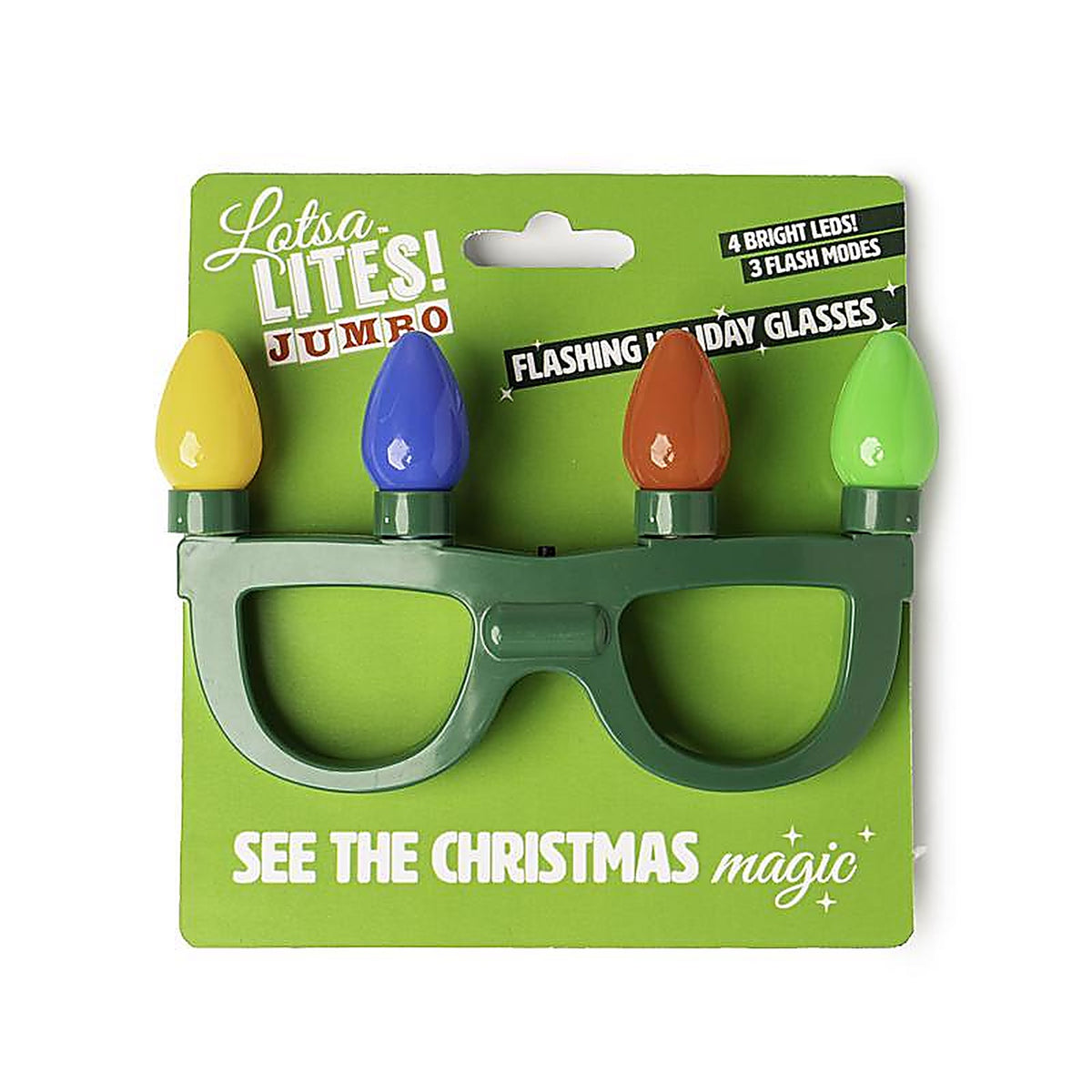 Lotsa Lights - XJMBG24 - LED Multicolor Flashing Glasses Light Set 5 In.