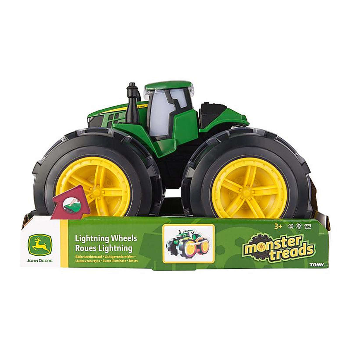Tomy - 46644B - John Deere Lightning Wheels Toy Multicolored