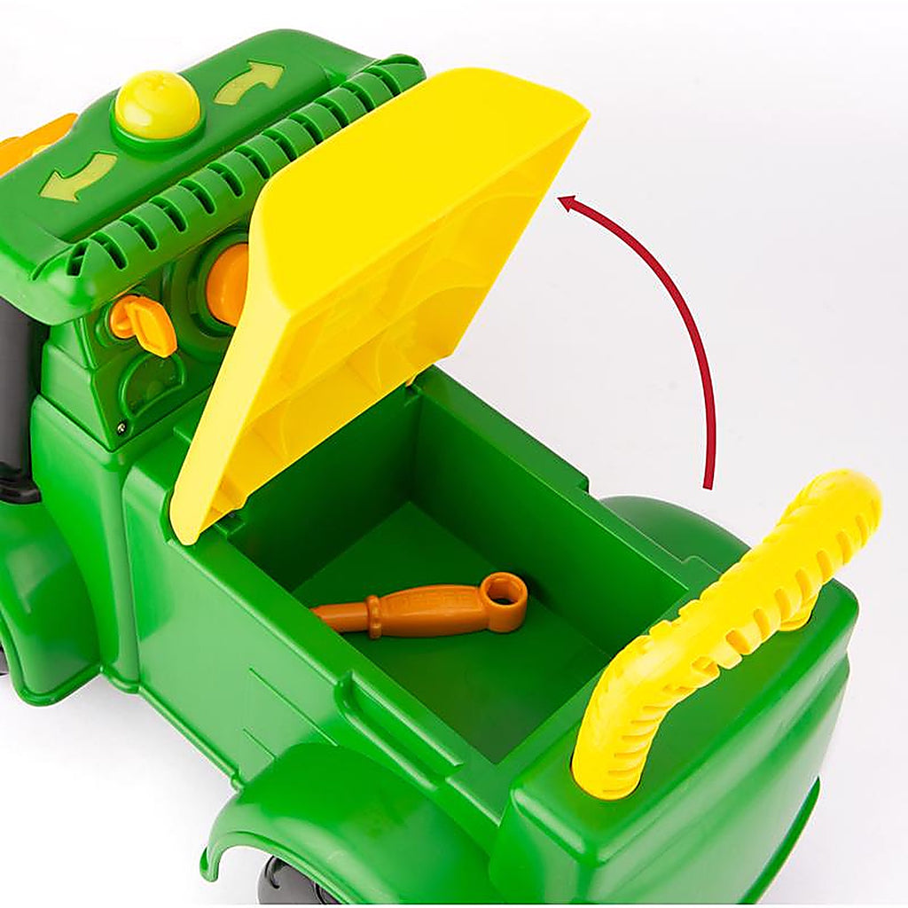 Tomy - 47280A - John Deere Tractor Ride Toy Green/Yellow