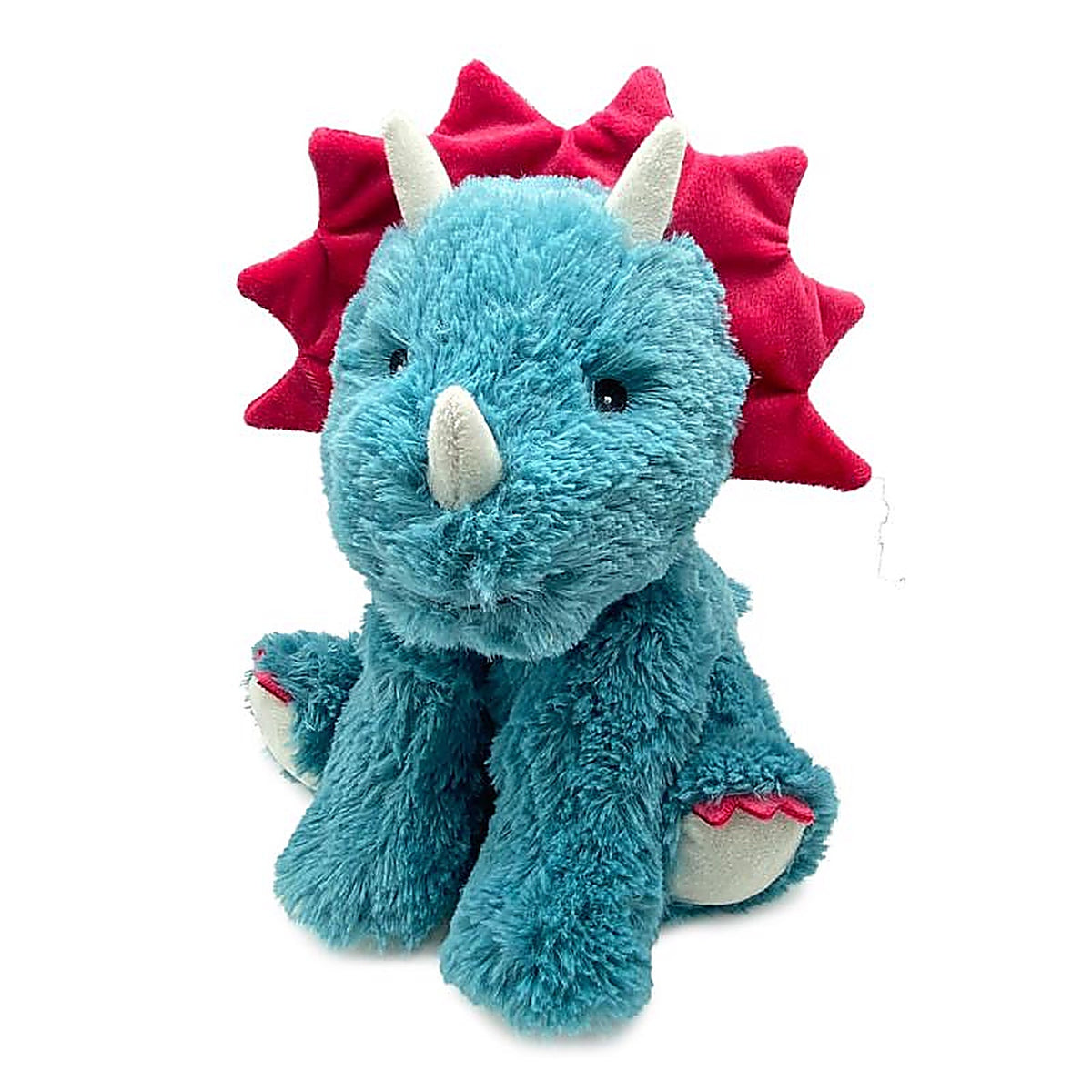 Warmies - CP-TRI-1 - Triceratops Stuffed Animal Blue/Pink