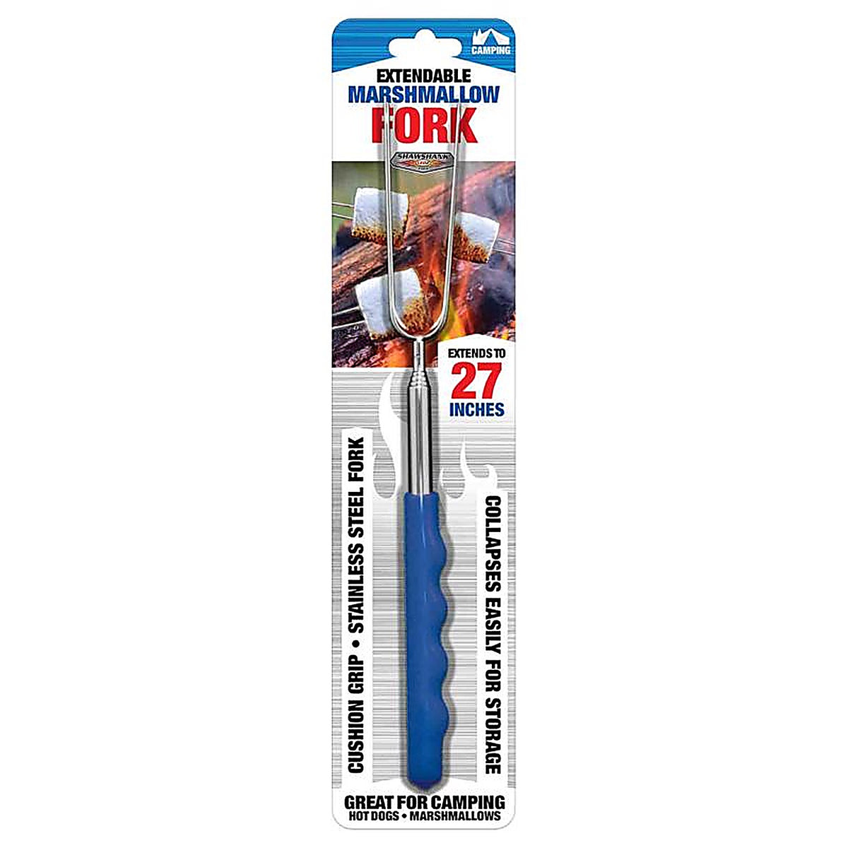 Shawshank Ledz - 768265 - Stainless Steel Blue/Silver Extenable Fork 1 Pack