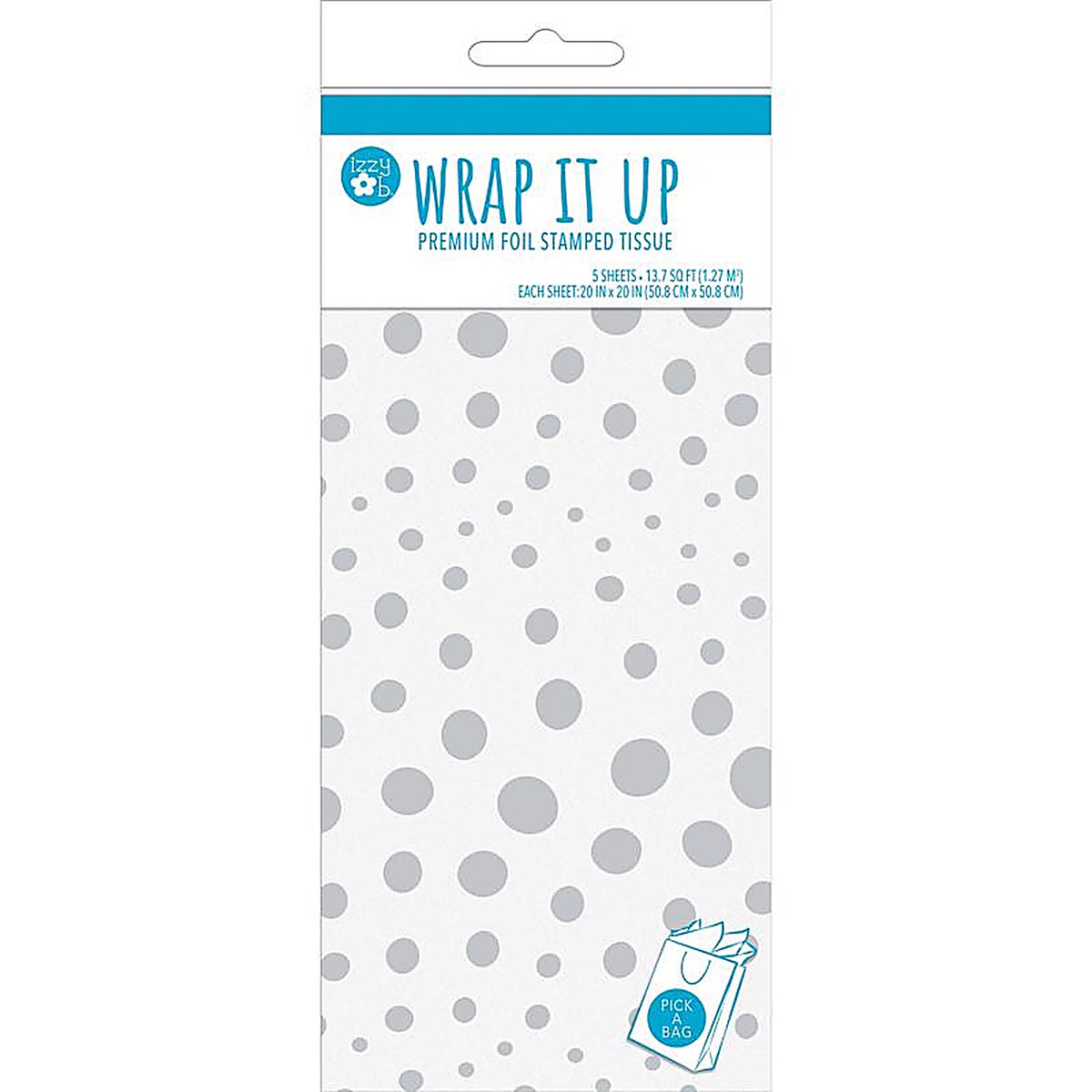 Paper Images - TISHS5-2 - Silver Fuchsia Tissue Paper