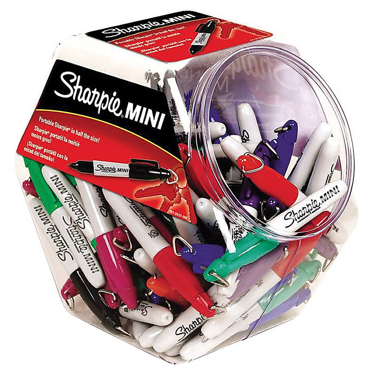 Sharpie 35111-0 Mini Assorted Fine Tip Permanent Marker 72/Pack