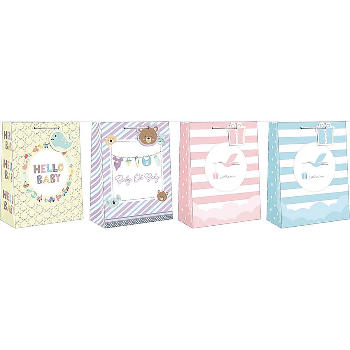Paper Images - EGBT3A-8 - Assorted Baby 2 Gift Bag
