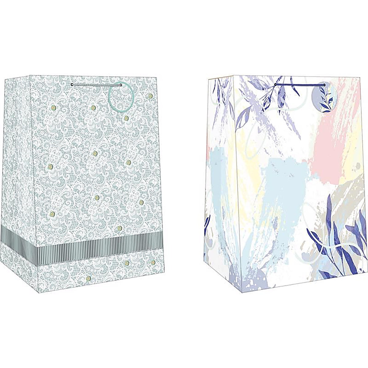 Paper Images - EMWJGBA-6 - Assorted Mega Wide Jumbo Wedding Gift Bag