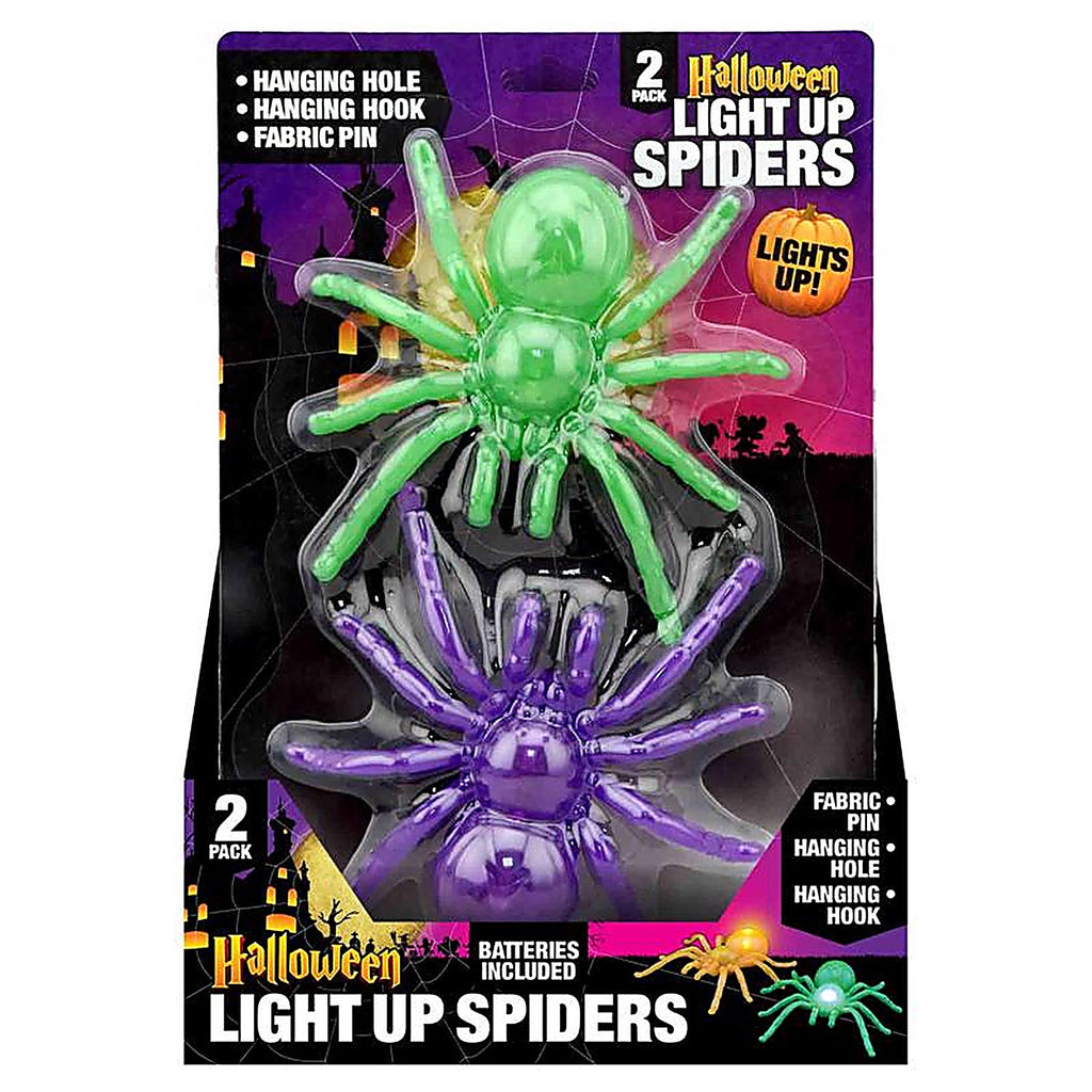 Shawshank Ledz - 768257 - LED Light Up Spiders 2 Pack