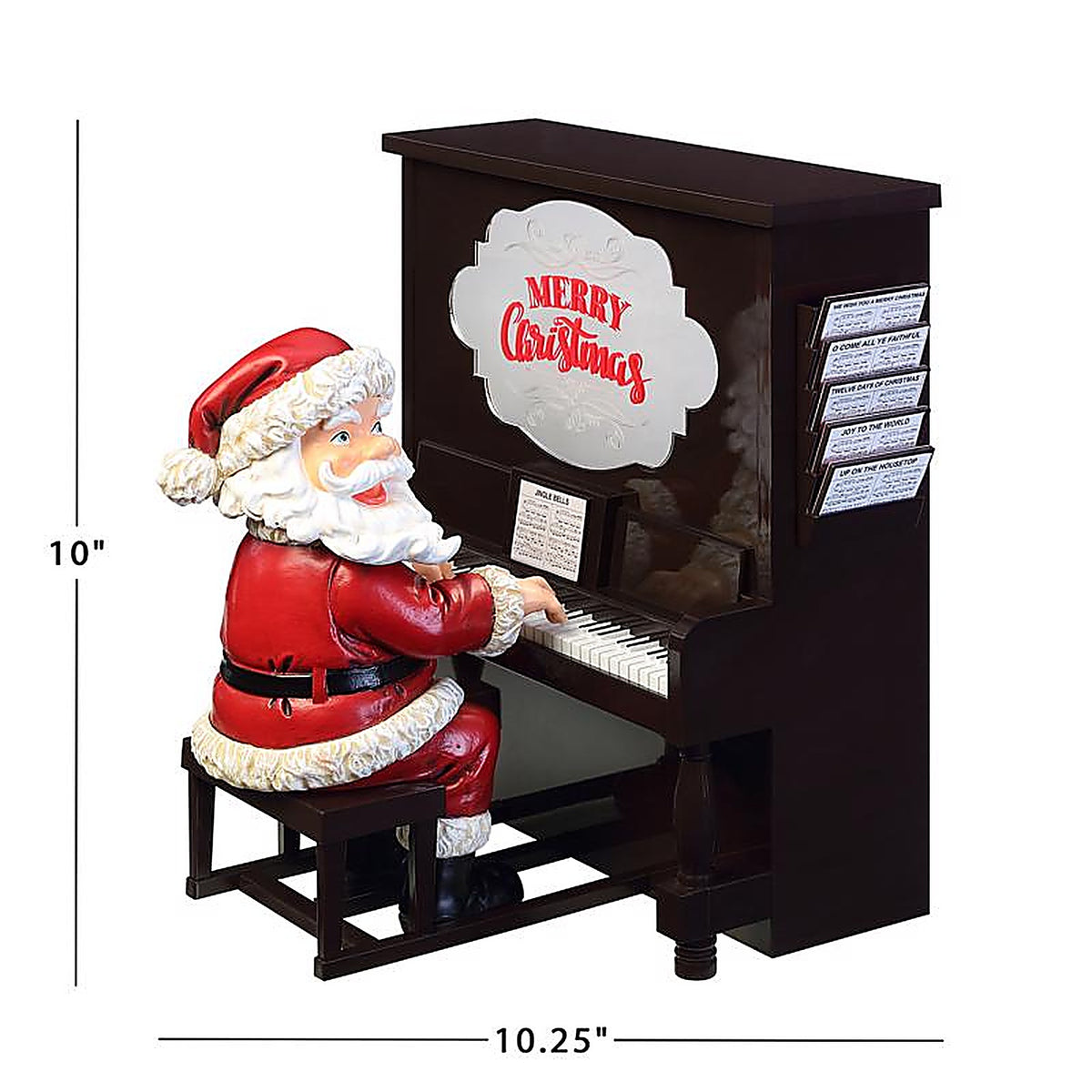 Mr. Christmas - 19665AC - Sing-A-Long Santa Animated Decor 10 In.