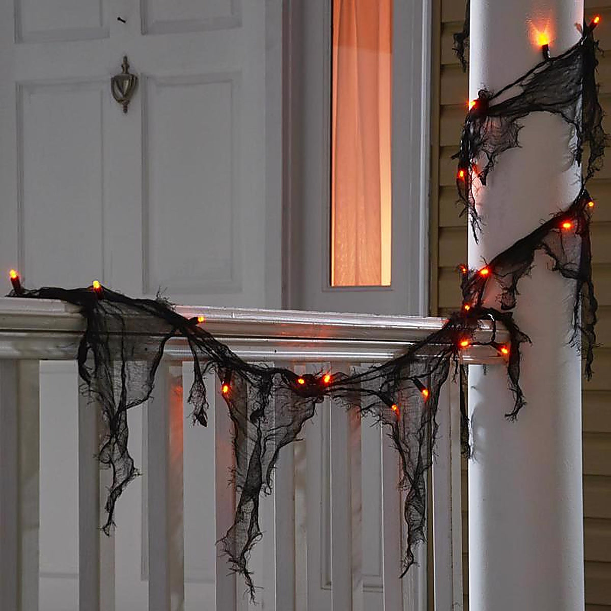 Celebrations - 34901-71 - Orange 25 CT 9 Ft. LED Gauze Garland