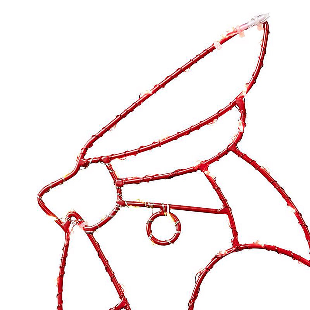 Celebrations - 15CRDA - LED Red Cardinal Silhouette 15 In. Hanging Decor