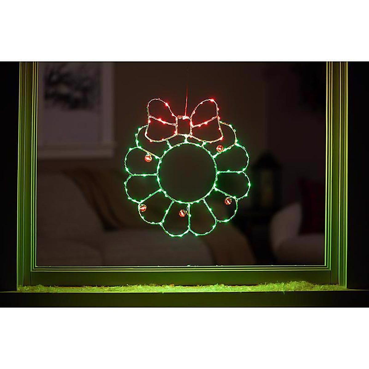 Celebrations - 15WBHA - LED Multi Wreath Silhouette 15 In. Hanging Decor