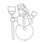 Celebrations - 17SMA - LED Multi Snowman Silhouette 17 In. Hanging Decor