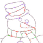 Celebrations - 17SMA - LED Multi Snowman Silhouette 17 In. Hanging Decor