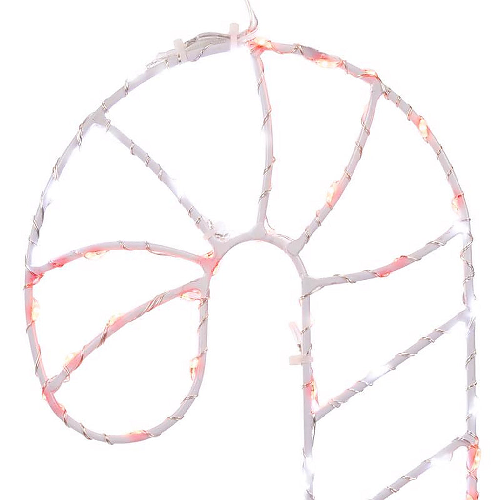 Celebrations - 15CCA - LED Red/White Candy Cane Silhouette 15 In. Hanging Decor