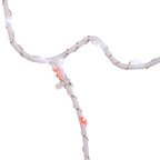 Celebrations - 15STCKA - LED Red/White Stocking Silhouette 15 In. Hanging Decor