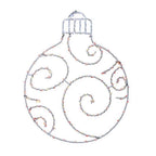 Celebrations - 15ORN2A - LED Red/White Ornament Silhouette 15 In. Hanging Decor