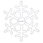 Celebrations - 24SFKDPWA - LED Pure White Snowflake 24 In. Hanging Decor