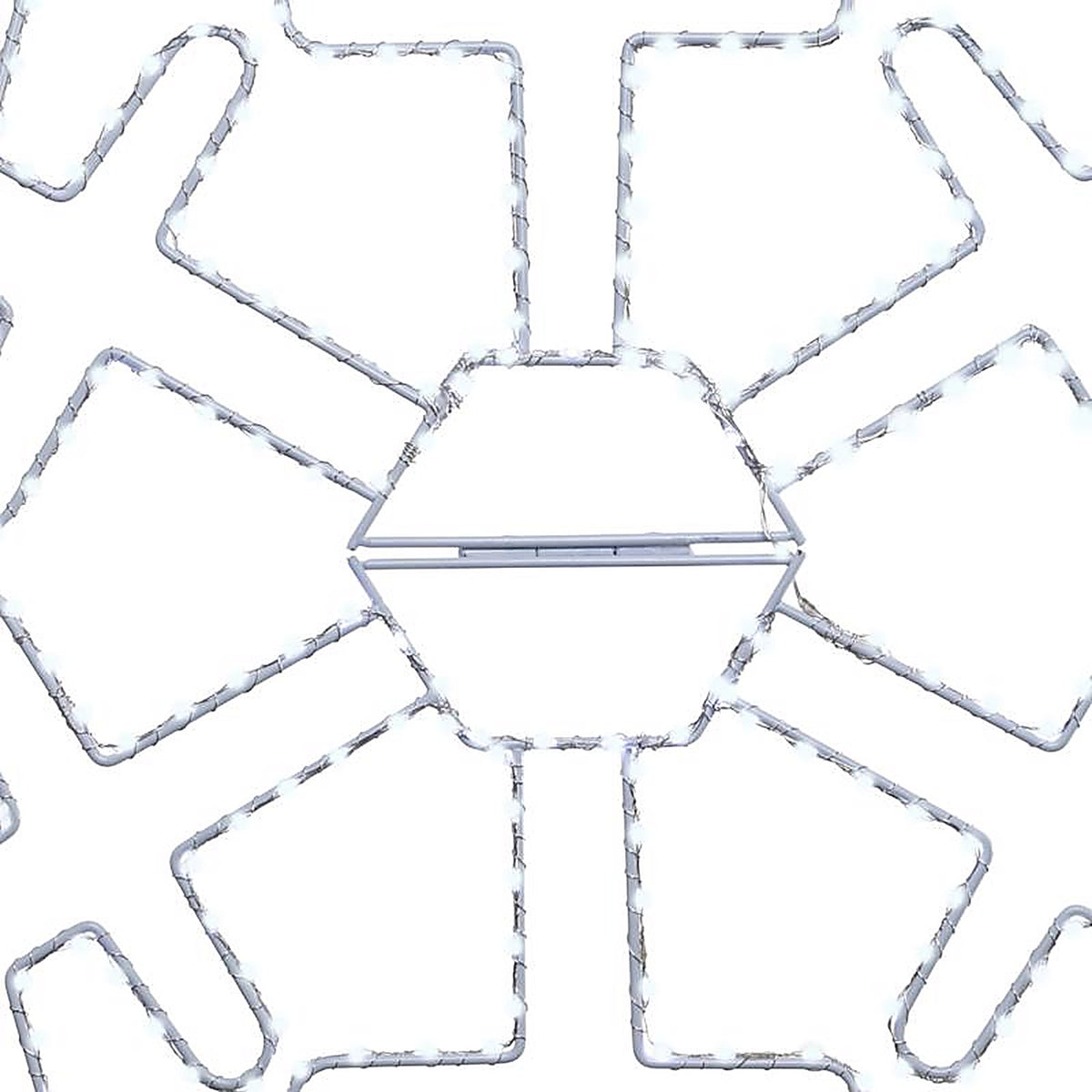 Celebrations - 24SFKDPWA - LED Pure White Snowflake 24 In. Hanging Decor