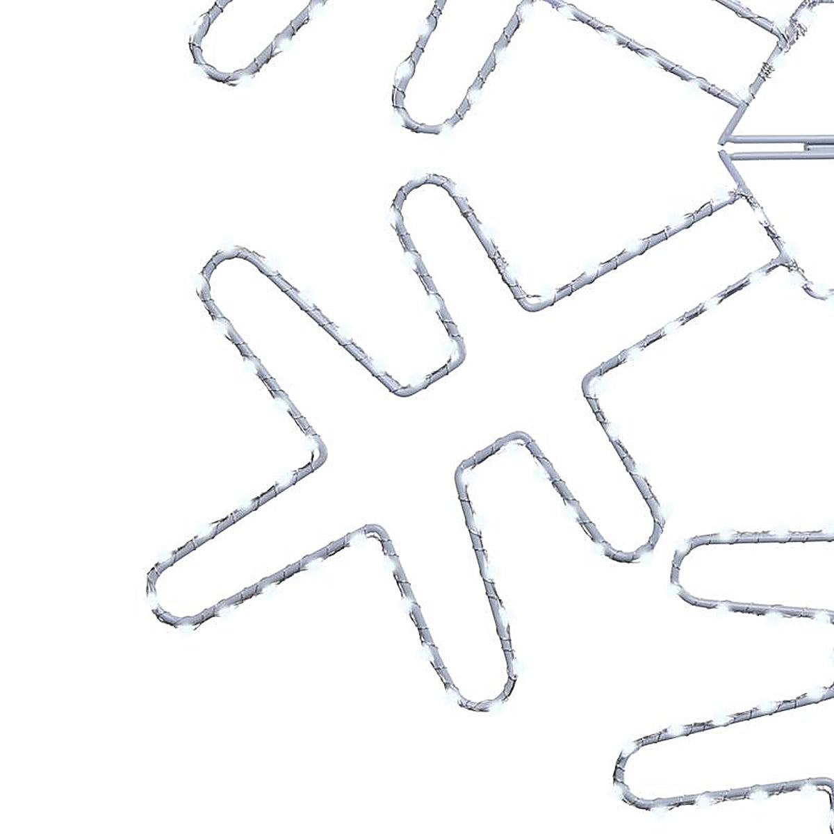 Celebrations - 24SFKDPWA - LED Pure White Snowflake 24 In. Hanging Decor