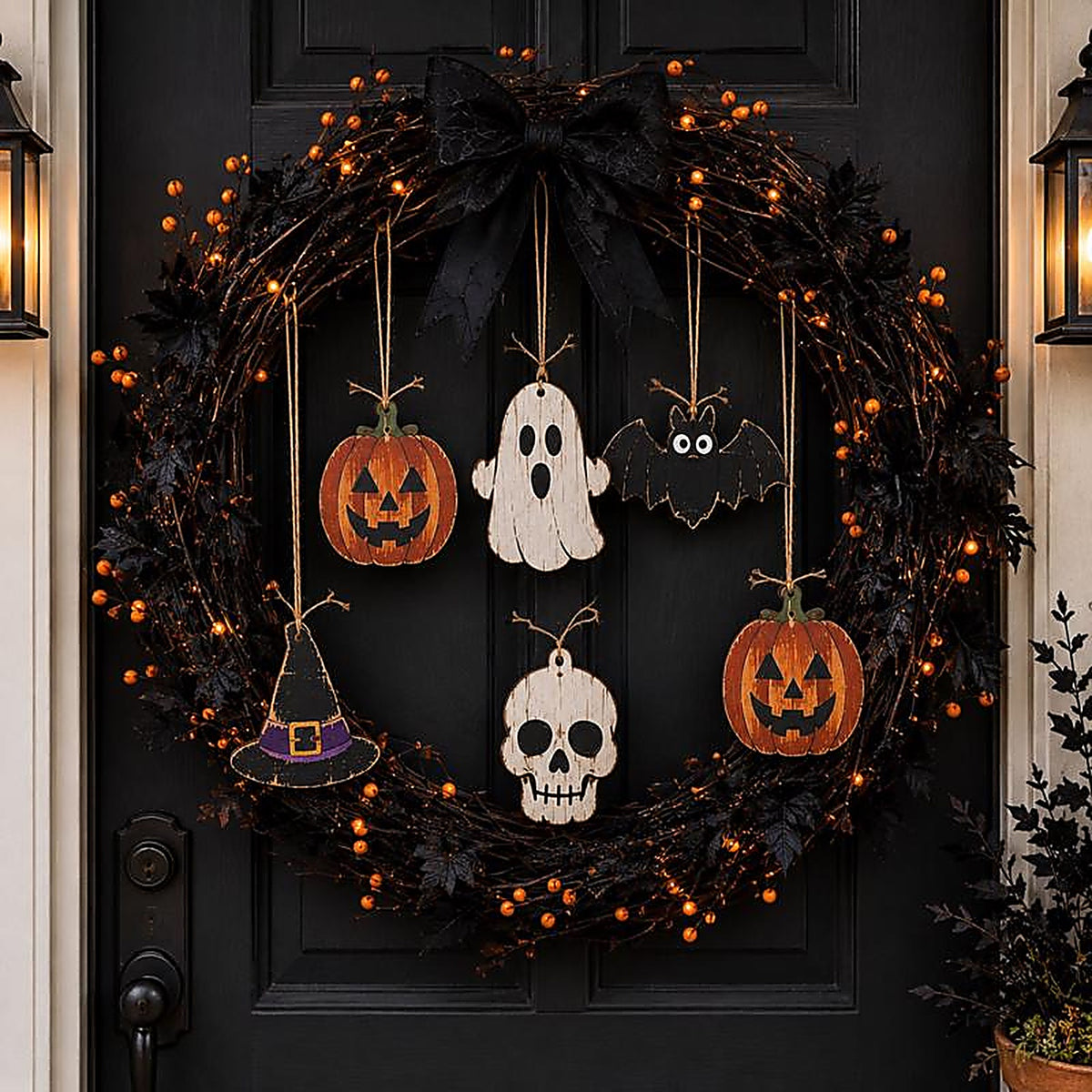 Gerson - 2489870 - 5 In. Halloween Assortment Hanging Decor
