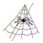 Celebrations - SPWBLA - Orange/Purple 496 CT 16 Ft. LED Prelit Web Hanging Decor