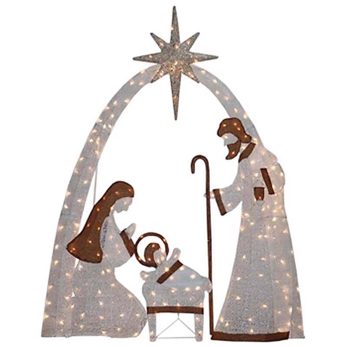 Sienna - R8G05915 - LED Warm White Nativity Scene 72 In. Yard Decor