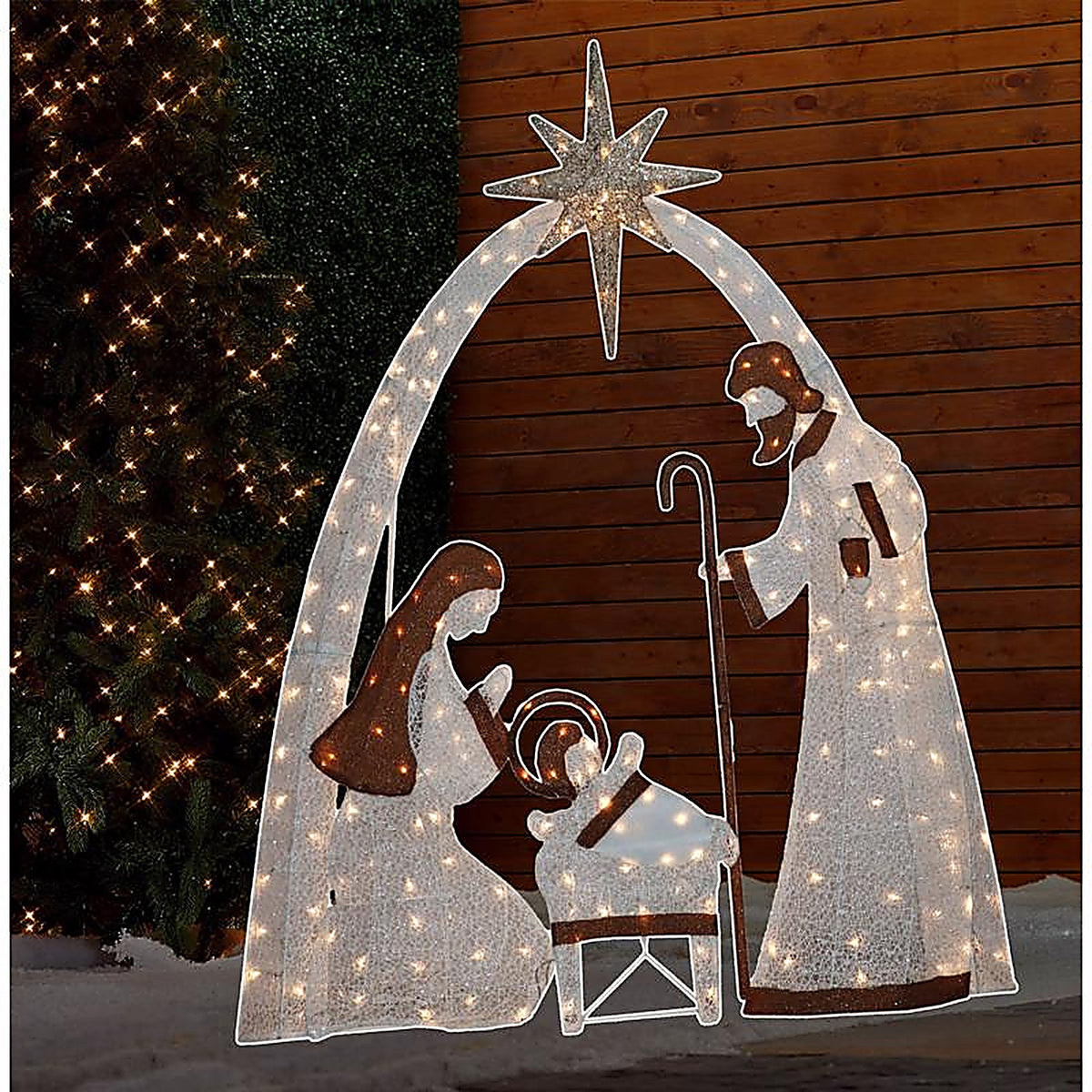 Sienna - R8G05915 - LED Warm White Nativity Scene 72 In. Yard Decor