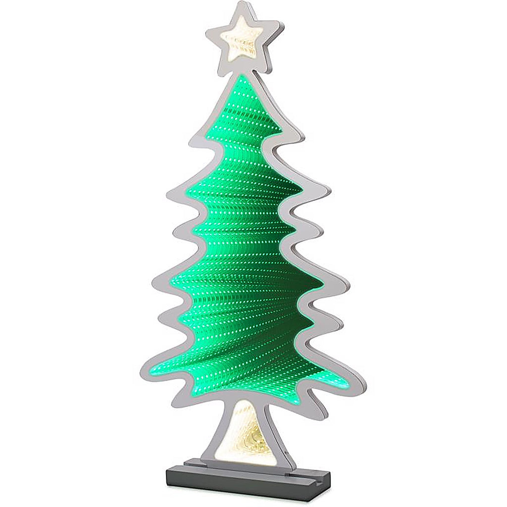 Celebrations - RD405214 - LED Warm White & Green Tree Animated Decor 23.62 In.