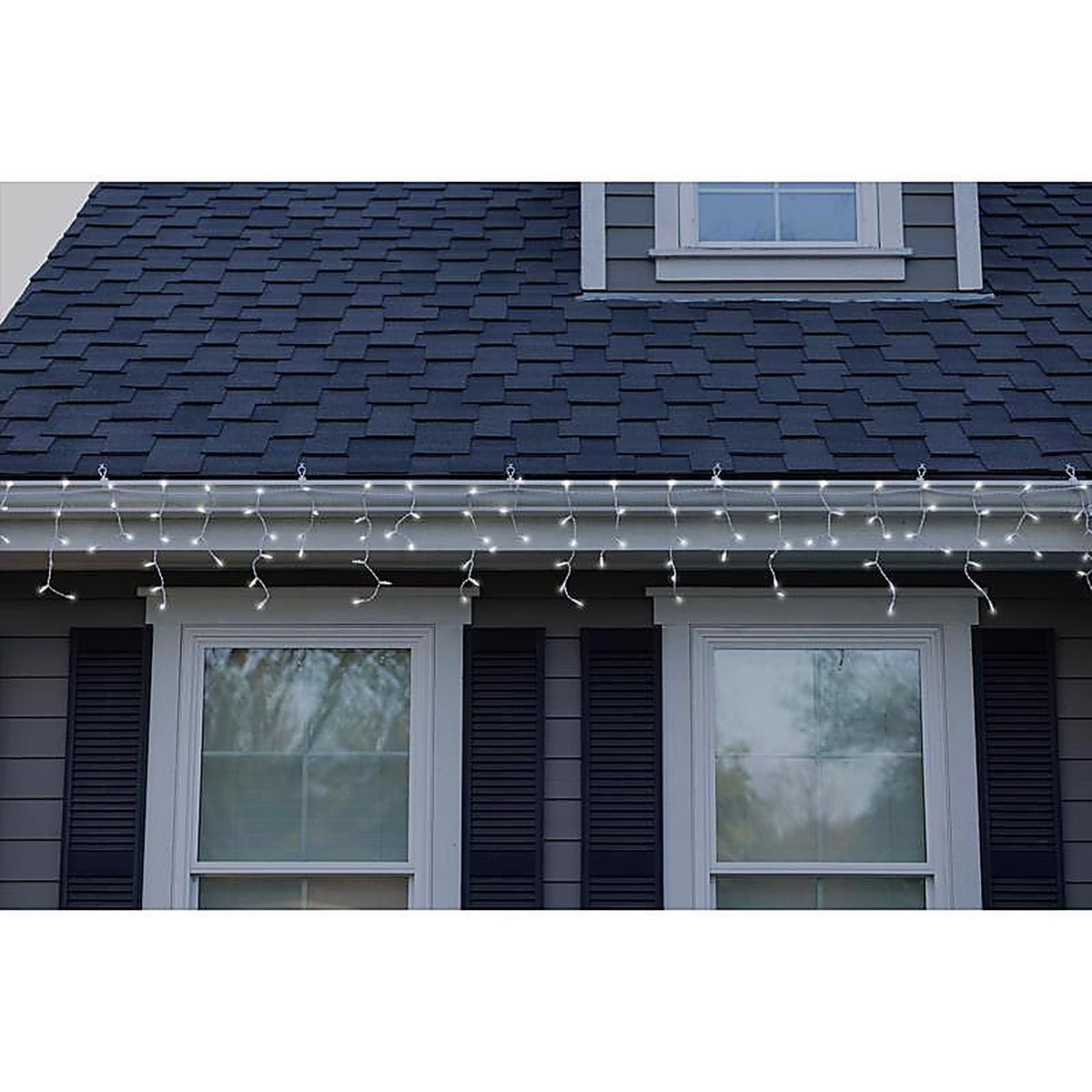 Celebrations - RIC100PWA - Classic LED T5 Pure White 100 CT Icicle Christmas Lights 6 Ft.