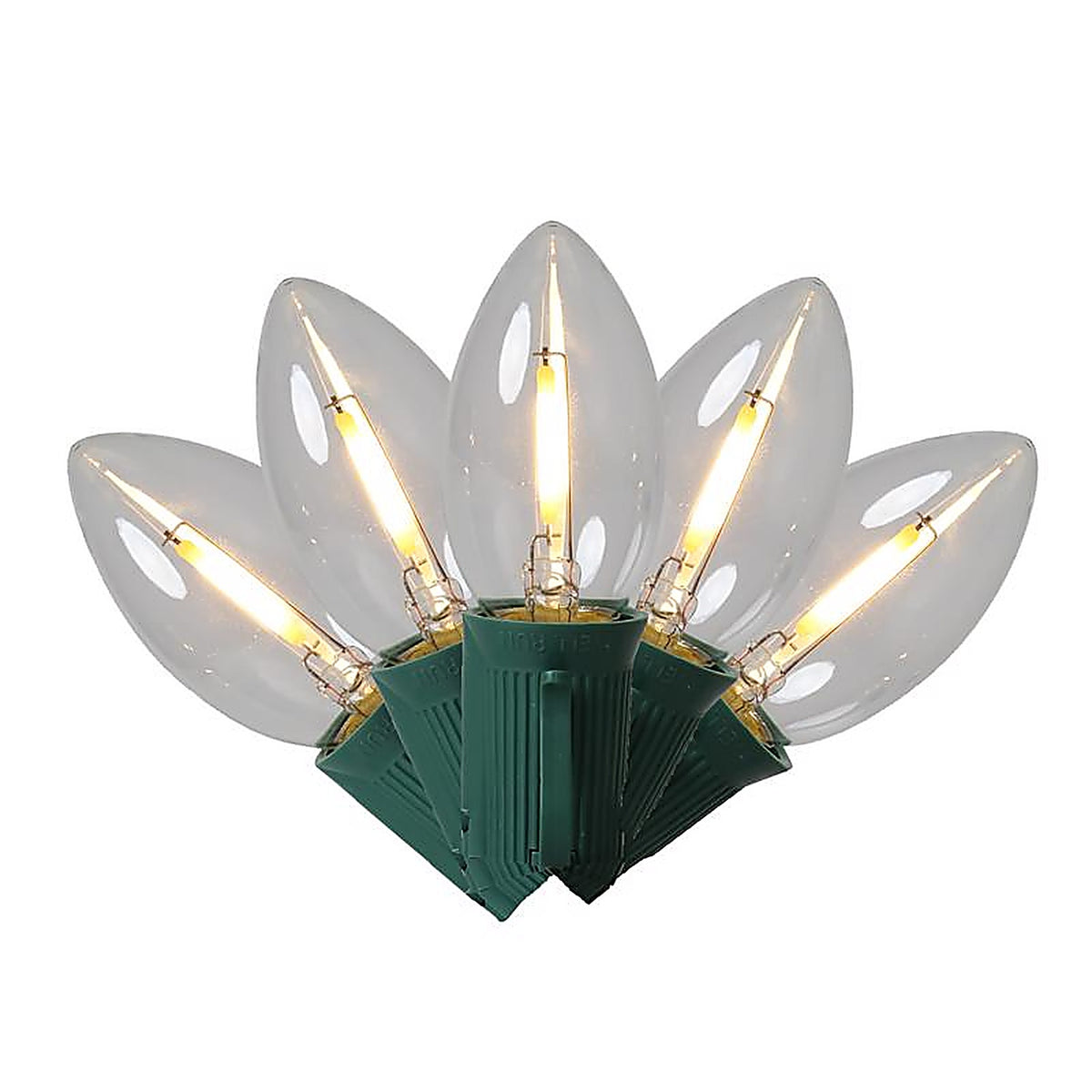 Celebrations - RC925TWWA - Classic LED C9 Warm White 25 CT String Christmas Lights 24 Ft.