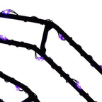 Celebrations - 24MSPLA - Purple 140 CT 16 In. LED Prelit Illuminated Spider Halloween Decor