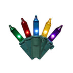 Celebrations - RT5100MUA - Classic LED T5 Multicolored 100 CT String Christmas Lights 24.75 Ft.