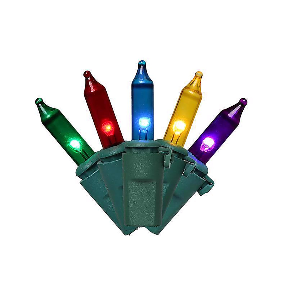 Celebrations - RT5100MUA - Classic LED T5 Multicolored 100 CT String Christmas Lights 24.75 Ft.