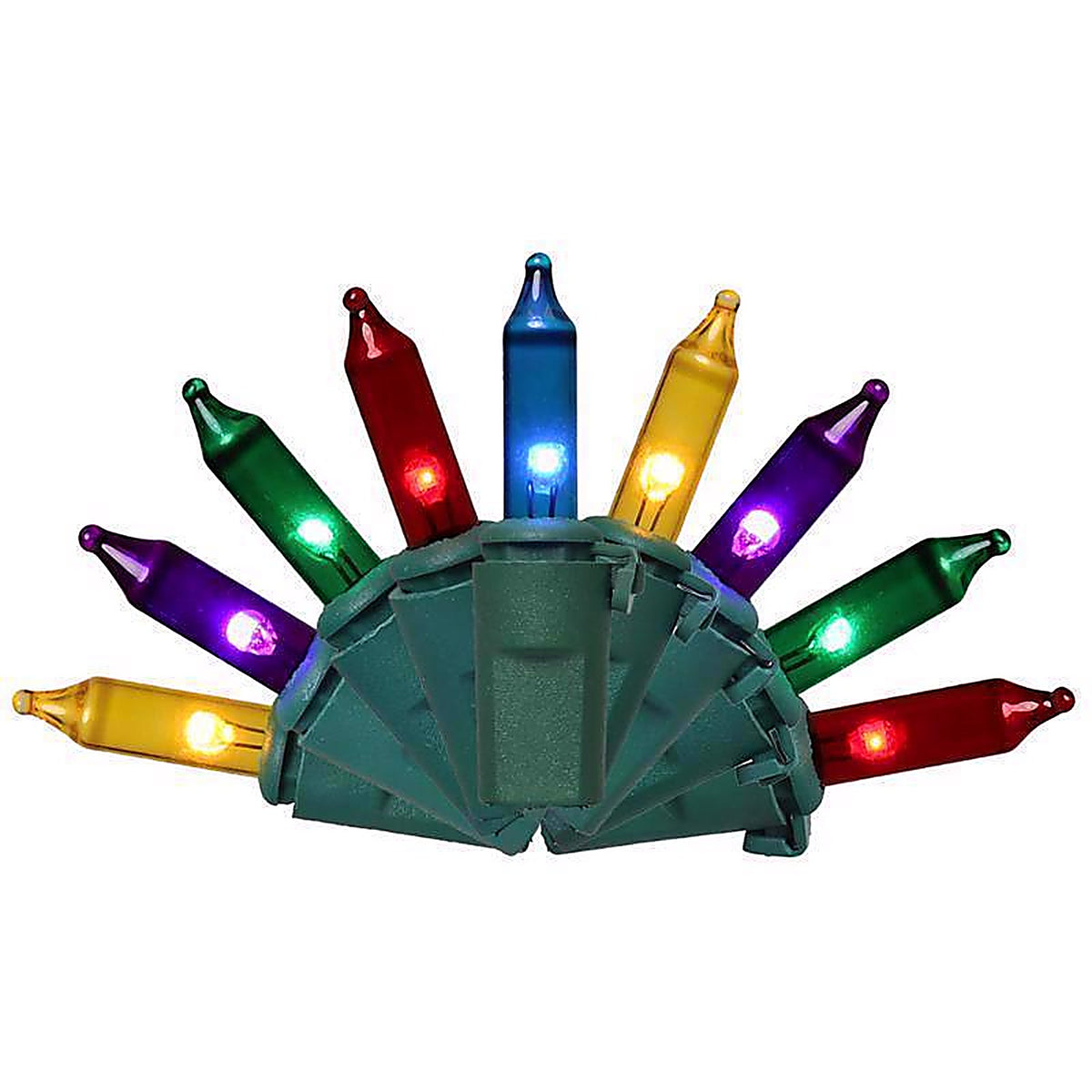 Celebrations - RT5100MUA - Classic LED T5 Multicolored 100 CT String Christmas Lights 24.75 Ft.