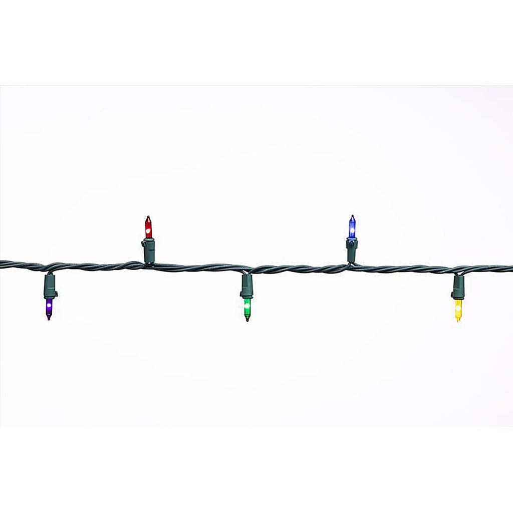 Celebrations - RT5100MUA - Classic LED T5 Multicolored 100 CT String Christmas Lights 24.75 Ft.