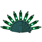 Celebrations - RT5100GRA - Classic LED T5 Green 100 CT String Christmas Lights 24.75 Ft.