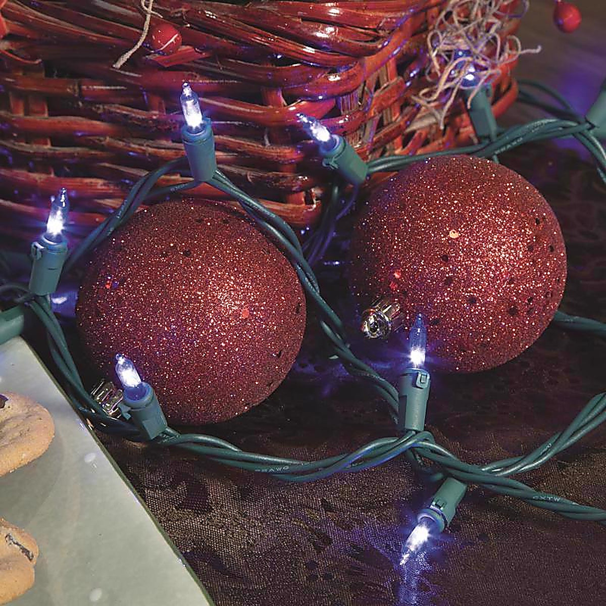 Celebrations - RT5100BLA - Classic LED T5 Blue 100 CT String Christmas Lights 24.75 Ft.