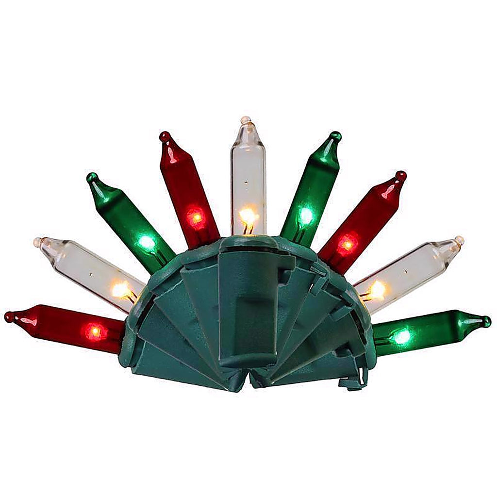 Celebrations - RT5100TRA - Classic LED T5 Red/Green/Pure White 100 CT String Christmas Lights 24.75 Ft.